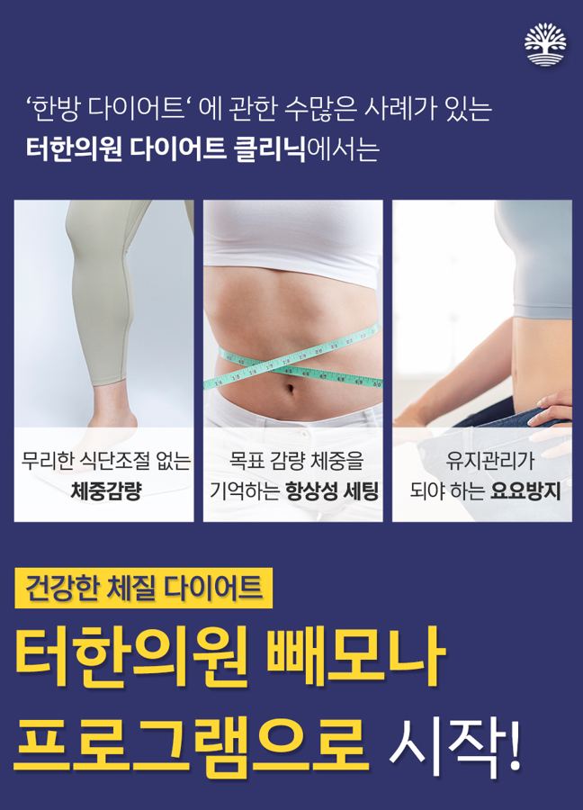 체중 감량과 유지 관리를 설명하는 다이어트 프로그램 안내 이미지